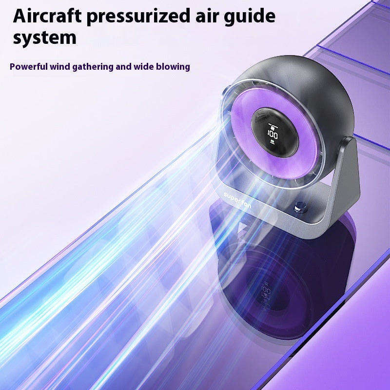 High-Speed Desktop Air Circulator Turbine Fan