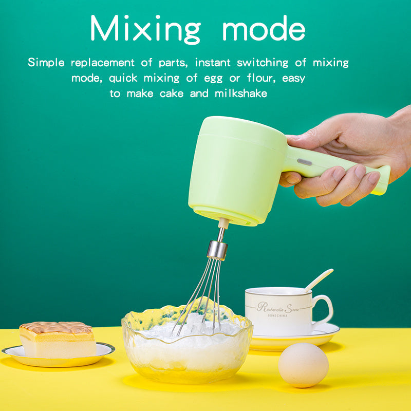 2-in-1 Multifunctional Electric Hand Mixer & Food Processor