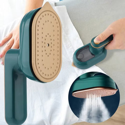 Mini Rotating Steam Iron – Wet & Dry Garment Steamer