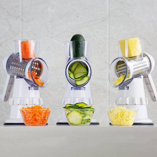 3-in-1 Manual Vegetable Slicer & Grater