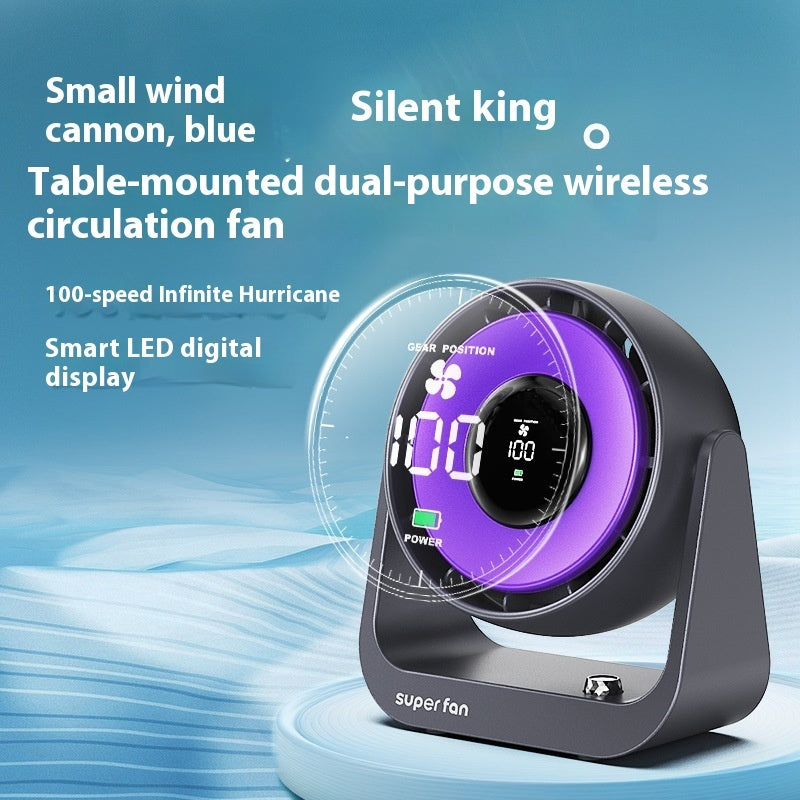 High-Speed Desktop Air Circulator Turbine Fan