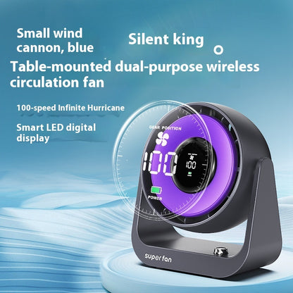 High-Speed Desktop Air Circulator Turbine Fan